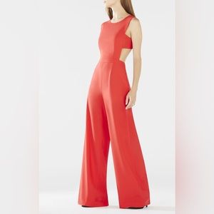 BCBGMazAzria Women’s Rossana cutout back jumpsuit